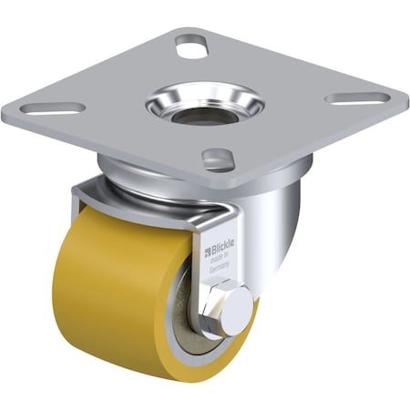 Zoro Select Swivel Plate Caster, Poly, 1-3/8 in., 220 lb. LPA-VSTH 35K