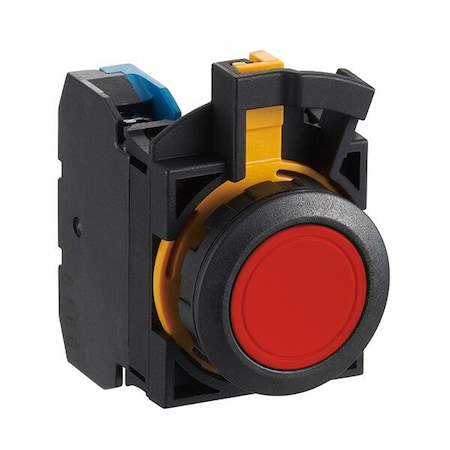 Idec CW 22mm Black bezel PB Round Flush Maint CW1B-A1E01R