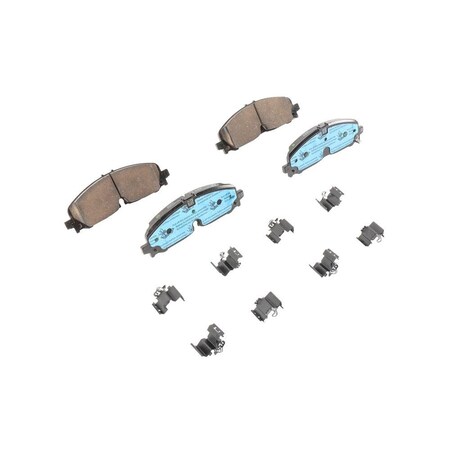 Acdelco PAD KIT-FRT DISC BRK, Disc Brake Pad Set,  85619135