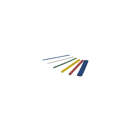Gb Heat Shrink Tubing, 1/4in Expanded, 1/8in Recovered Dia, 4in L, Polyolefin, Assorted Colors, 160PK HST-ASTA