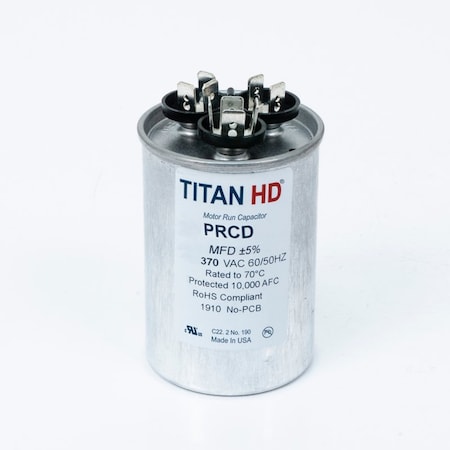 Diversitech TITAN HD 35+10MFD, 370V, ROUND PRCD3510A