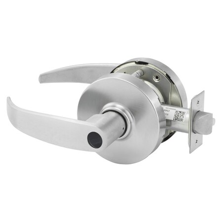 Sargent Grade 1 Storeroom/Closet Cylindrical Lock, P Lever, L Rose, Conventional Less Cylinder, Satin Chrom LC-10XG04 LP 26D