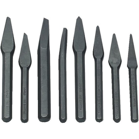 Williams Williams Punch and Chisel Set, 8pcs. JHWCS-8