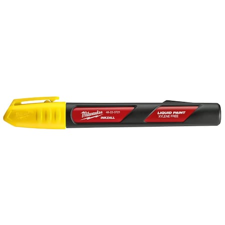 Milwaukee Tool INKZALL Yellow Paint Marker 48-22-3722