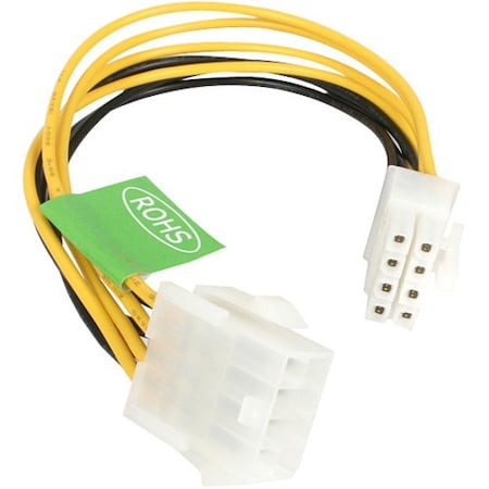 Startech.Com 8in EPS 8 Pin Power Extension Cable EPS8EXT