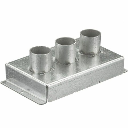 Hubbell Wiring Device-Kellems Recessed 8" Series, Replacement Fitting Box, (3) 1" EMT S1R8JNC4