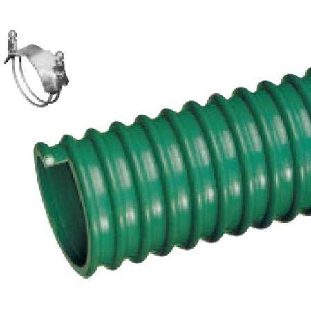 Kuriyama WG Series 1 1/2 in. ID Heavy Duty PVC Liquid Suction Hose WG150X100