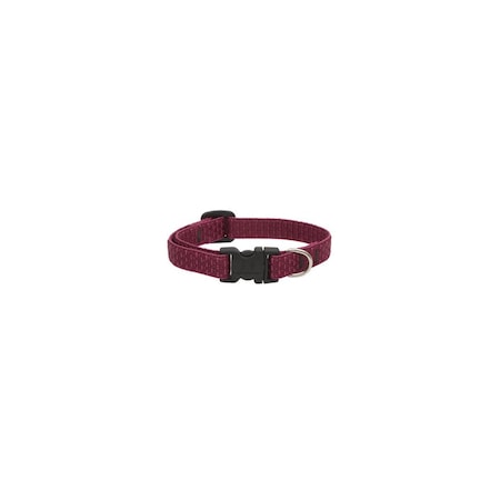 Lupine Eco Dog Collar, Adjustable, Berry, 1/2 x 8 to 12-In. 36934