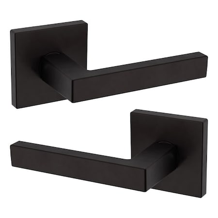 Baldwin Baldwin Preconfigured L023 Lever with R017 Rose Passage Lock with 2-3/8in Backset and Full Lip L023102PASS