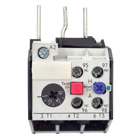 Brah Electric IEC Overload Relay, 1NO/1NC, 4 A Min current, 6.3 A Max current, 690 V B3UA50-00-1G