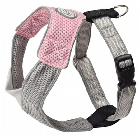 Doggles XS V Mesh Harness - Pink-Gray HAOMXS02