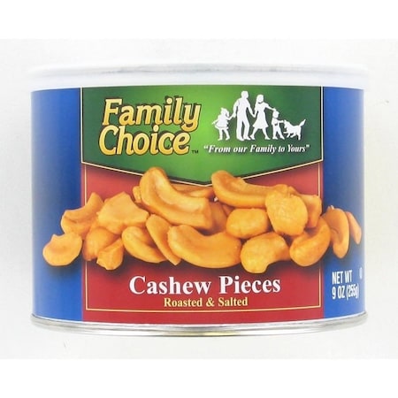 Family Choice Cashew Piece, 9 oz Can 808