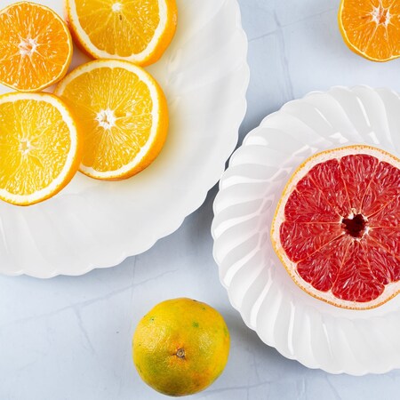 Smarty Had A Party 7.5" Clear Flair Plastic Appetizer/Salad Plates (180 Plates), 180PK 207CL-CASE