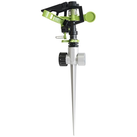 Ames Lawn Sprinkler, Spike, 360-Degree Rotation, 34 ft Coverage 20216500