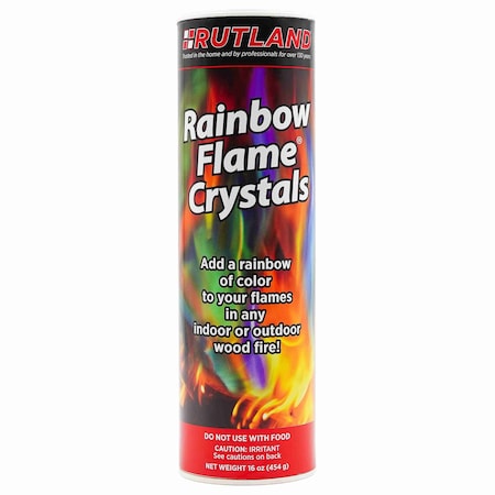 Rutland Rainbow Flame Crystals 1 lb Canister 715