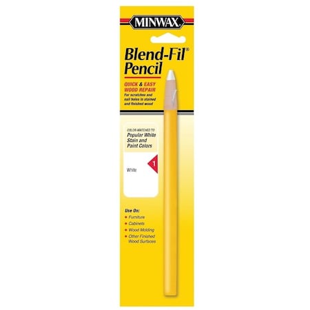 Minwax Blend-Fil Pencil, White, Works on: Wood 110116666
