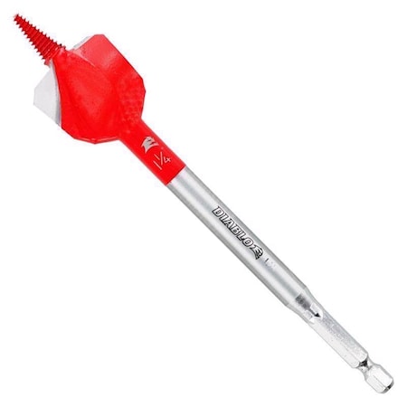 Diablo 1-1/4in. x 6in. Demo Demon Spade Bit for Nail-Embedded Wood DSPD4070