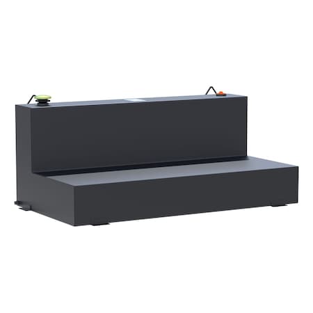 Uws Stl Trnsfr Tank, L-Shpe, Matte Blk, 100gal. ST-100-L-MB