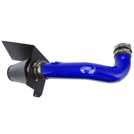 Hps Performance Air Intake Kit with Heat Shield, Blue,  827-667BL