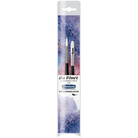 Da Vinci CASANEO White for Schmincke Horadam, Synthetic, Watercolor Brushes, Series 5391, 2-Piece Set VA-5391_0