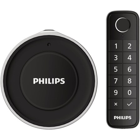 Signify Retrofit Electronic Deadbolt Lock Silver DDLOM1030X-1HWP-SL