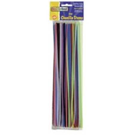 The Chenille Kraft Co Chenille Kraft  Stems- Red, 100PK 711006