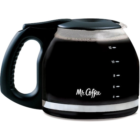 Mr. Coffee Black Glass Carafe PLD12RB