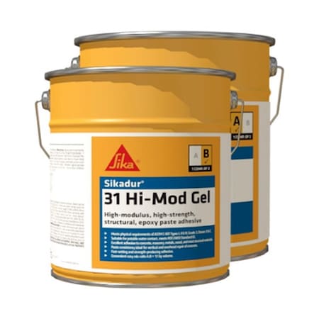 Sika Epoxy Adhesive, Sikadur 31 Series, Pail, 1:1 Mix Ratio 402999