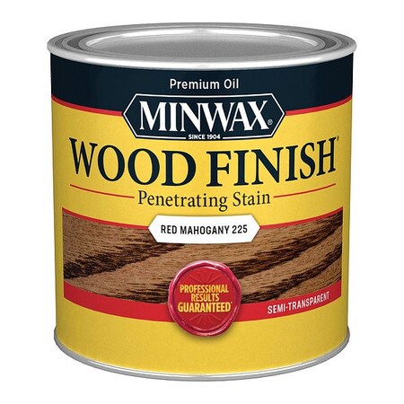 Minwax Wood Stain, 0.5 pt, Red Mahogany 222504444