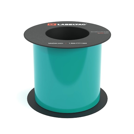 Labeltac High Performance 10-Year Vinyl Supply 5in x 75ft LT9, Teal LT523HP-C