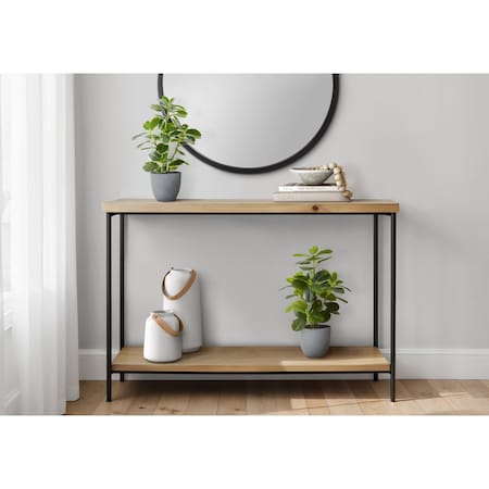 Monarch Specialties Artificial Plant, 14'' Tall, Ficus, Indoor, Fake, Decorative, Green Leaves, Grey Pots, 2PK I 9558