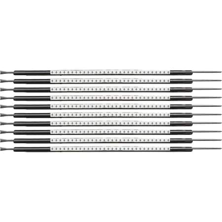 Brady ClipSleeve Wire Markers Size 05 Nylon 22 AWG - 20 AWG, 8 Pack of 300 Each, 300PK SCN05-8