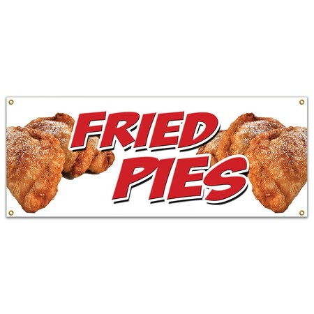 Signmission Fried Pies, 18 Inch x 48 Inch, Banner B-Fried Pies