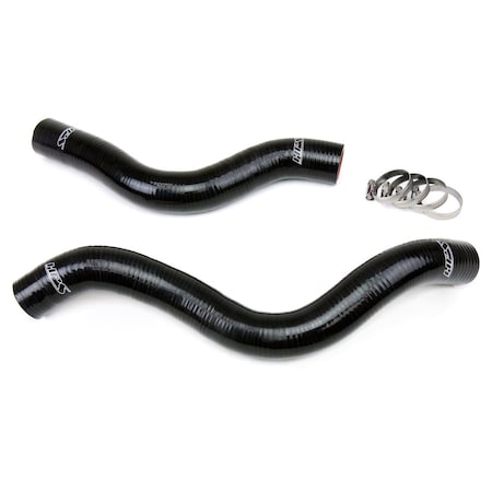 Hps Performance High Temp Reinforced Silicone Radiator Coolant Hose Kit, Black,  57-1038-BLK