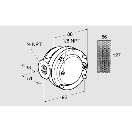 Honeywell Kromschroder FLTR, GAS, GFK 15TN40 3, 1/2 IN. NPT DN 15, KS81935500