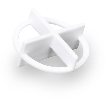 Barwalt Dual-Sided Tile Spacers, 1/16 in, 4 Corner Shape, 100PK 15TSX2X