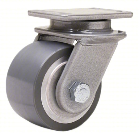 Hamilton PlateCaster, Swivl, Polyurethane, 4 11/16"H S-EN-35GB95