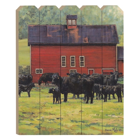 Homeroots By the Red Barn Unframed Print Wall Art 407498