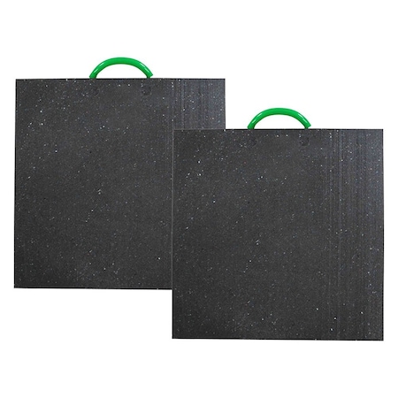 Mytee Products Mytee Medium Outrigger Pad 24in x 24in 1.5in Black, 2PK ORP-242415x2