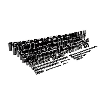 Gearwrench Impact Master 209Pc Set, 1/4, 3/8, 1/2, 6 PT 89072