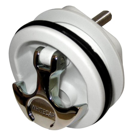 Newalthlete S0230WC Chrome T-Handle Hatch Latch, White NE3574287