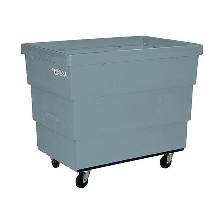 Royal Basket Trucks Cube Truck, Gray, Rubber G11-GRX-RCC-4HNN
