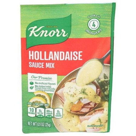 Knorr Retail Knorr Hollandaise Sauce Mix, 0.9 Ounce, 24PK 48001703056