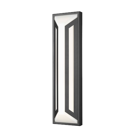 Z-Lite Banff Sand Black 2 Light Outdoor Wall Light 5028B-BK-LED