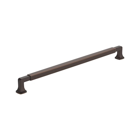 Amerock Stature 12-5/8 inch 320mm Center-to-Center Oil Rubbed Bronze Cabinet Pull BP37401ORB