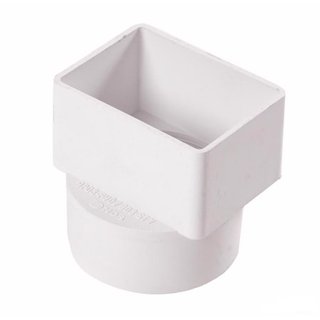 Plastic Trends NDS Schedule 35 3 in. Hub each Female PVC Flush Downspout Adapter 1 pk 9P03