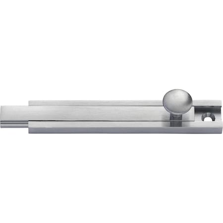Ives 40B26D 4 in Light-Duty Surface Bolt - Satin Chrome 40B26D4
