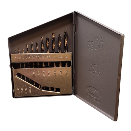 Viking Norseman Drill 11pc. HSS 135 Degrees Drill Bit Set VI 58650