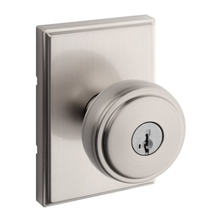 Kwikset Residential Door Knobs Entry Reversible Satin Nickel 740SOKTRCT-15S