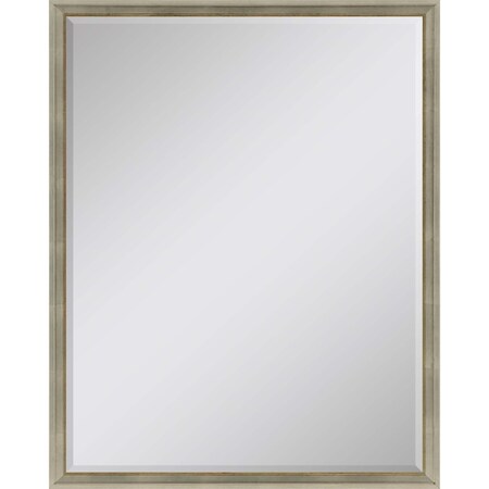 Homeroots 50" Silver Wood Accent Mirror 632863